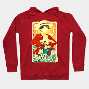 Great Wave Luffy Hoodie